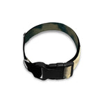 Wolf Howling At The Full Moon Print Dog Collar