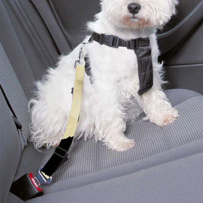 Wolf Howling At The Full Moon Print Dog Seat Belt