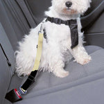Wolf Howling At The Full Moon Print Dog Seat Belt