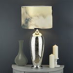 Wolf Howling At The Full Moon Print Drum Lamp Shade