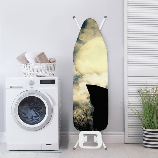 Wolf Howling At The Full Moon Print Ironing Board Cover