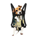 Wolf Howling At The Full Moon Print Pet Carrier Backpack