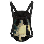 Wolf Howling At The Full Moon Print Pet Carrier Backpack