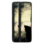 Wolf Howling At The Full Moon Print Refrigerator Handle Covers