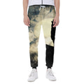 Wolf Howling At The Full Moon Print Joggers
