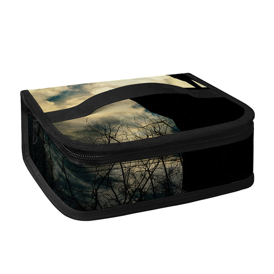 Wolf Howling At The Full Moon Print Small Lunch Bag