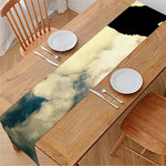 Wolf Howling At The Full Moon Print Table Runner