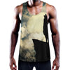 Wolf Howling At The Full Moon Print Training Tank Top