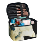 Wolf Howling At The Full Moon Print Travel Makeup Bag