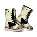 Wolf Howling At The Full Moon Print Winter Boots