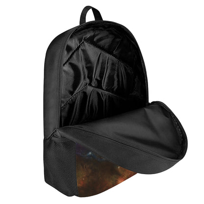 Woman Space Yin Yang Painting Print 17 Inch Backpack