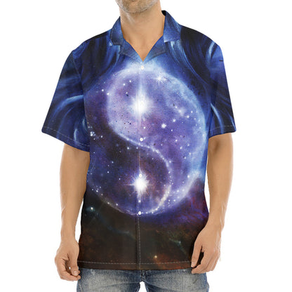 Woman Space Yin Yang Painting Print Aloha Shirt
