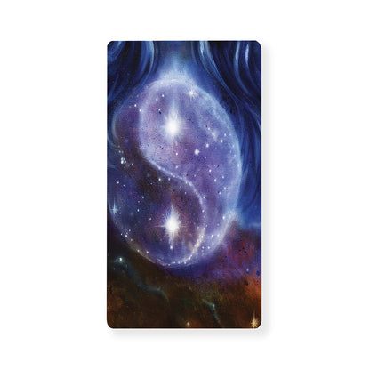 Woman Space Yin Yang Painting Print Baby Crib Sheet