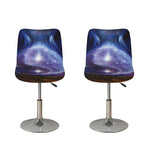 Woman Space Yin Yang Painting Print Bar Stool Covers