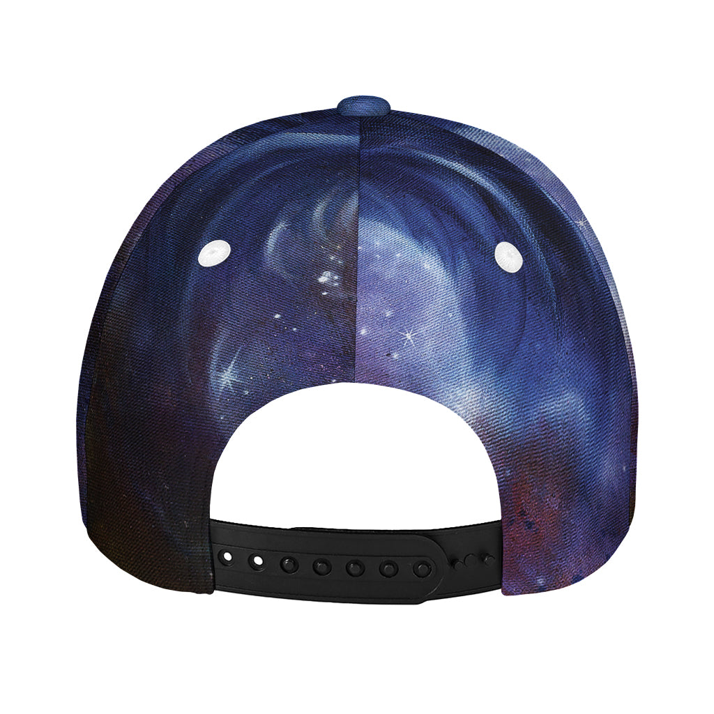 Woman Space Yin Yang Painting Print Baseball Cap