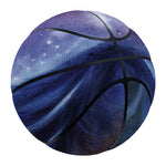 Woman Space Yin Yang Painting Print Basketball