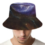 Woman Space Yin Yang Painting Print Bucket Hat