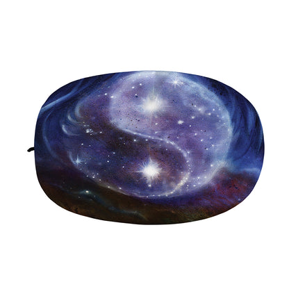 Woman Space Yin Yang Painting Print Car Side Mirror Covers