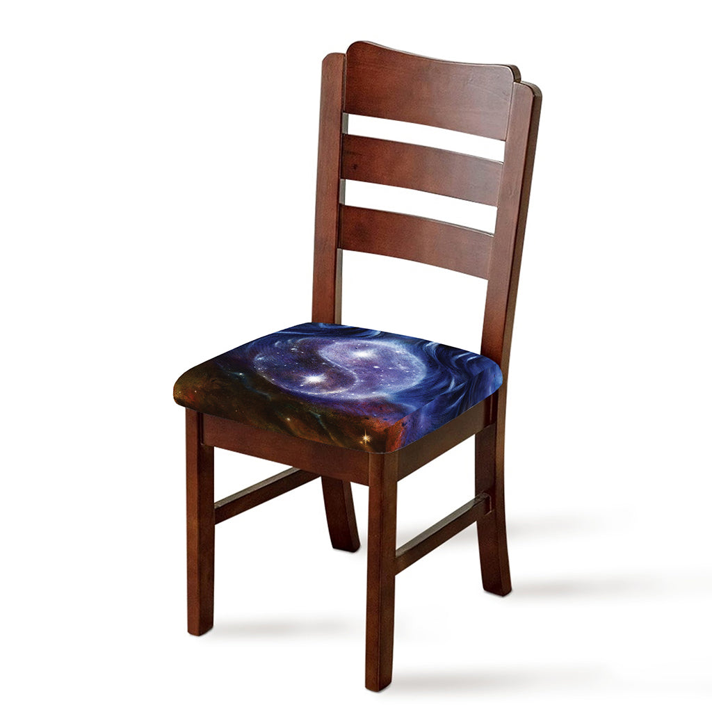 Woman Space Yin Yang Painting Print Chair Cushion Cover