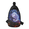 Woman Space Yin Yang Painting Print Sling Bag