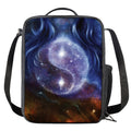 Woman Space Yin Yang Painting Print Crossbody Lunch Bag