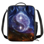 Woman Space Yin Yang Painting Print Crossbody Lunch Bag