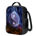 Woman Space Yin Yang Painting Print Crossbody Lunch Bag