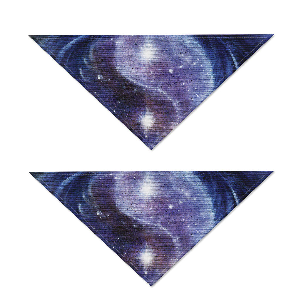 Woman Space Yin Yang Painting Print Dog Bandana