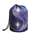 Woman Space Yin Yang Painting Print Drawstring Makeup Bag