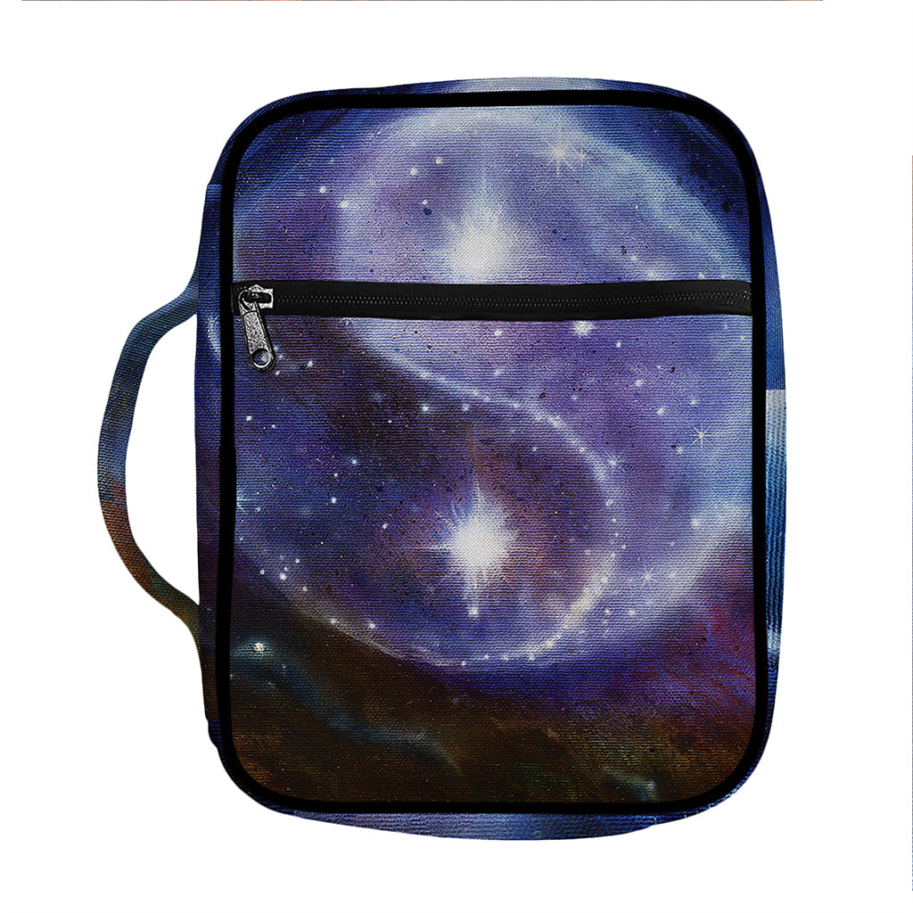 Woman Space Yin Yang Painting Print Front Pocket Bible Bag