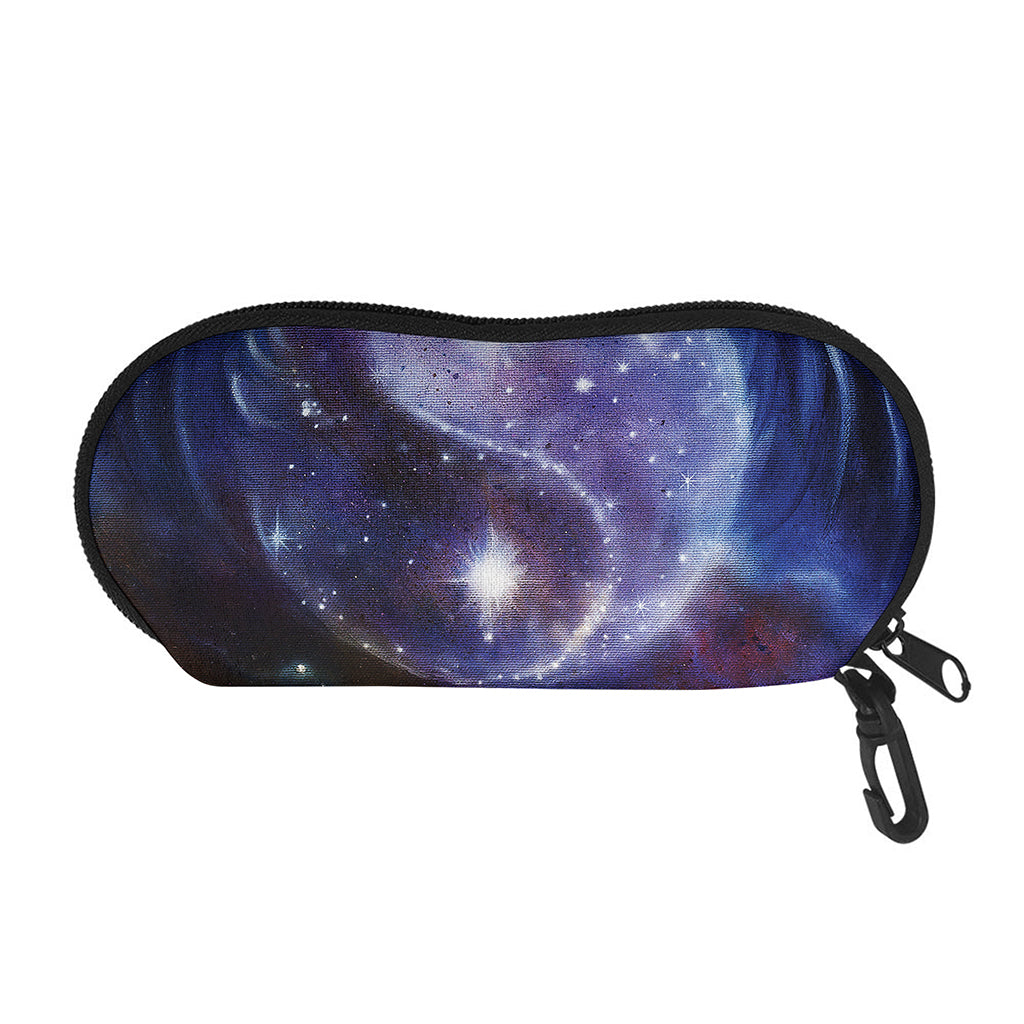 Woman Space Yin Yang Painting Print Glasses Case