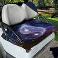Woman Space Yin Yang Painting Print Golf Cart Seat Cover