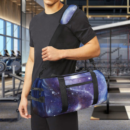 Woman Space Yin Yang Painting Print Gym Bag