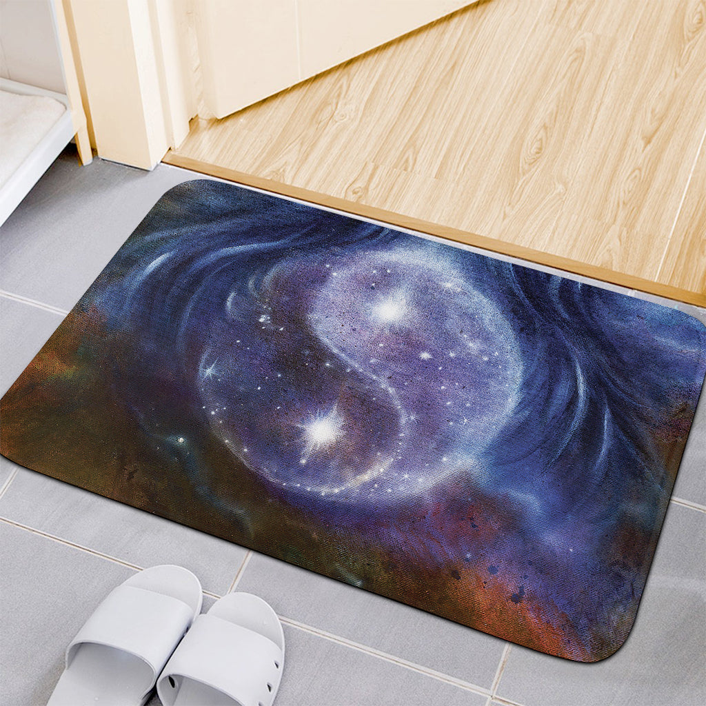 Woman Space Yin Yang Painting Print Indoor Door Mat