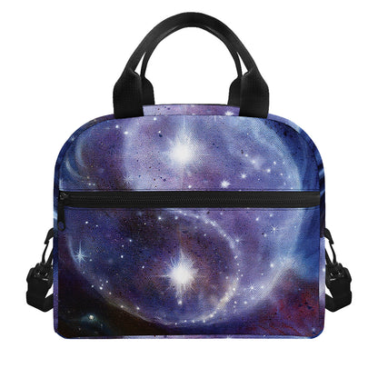 Woman Space Yin Yang Painting Print Insulated Lunch Bag