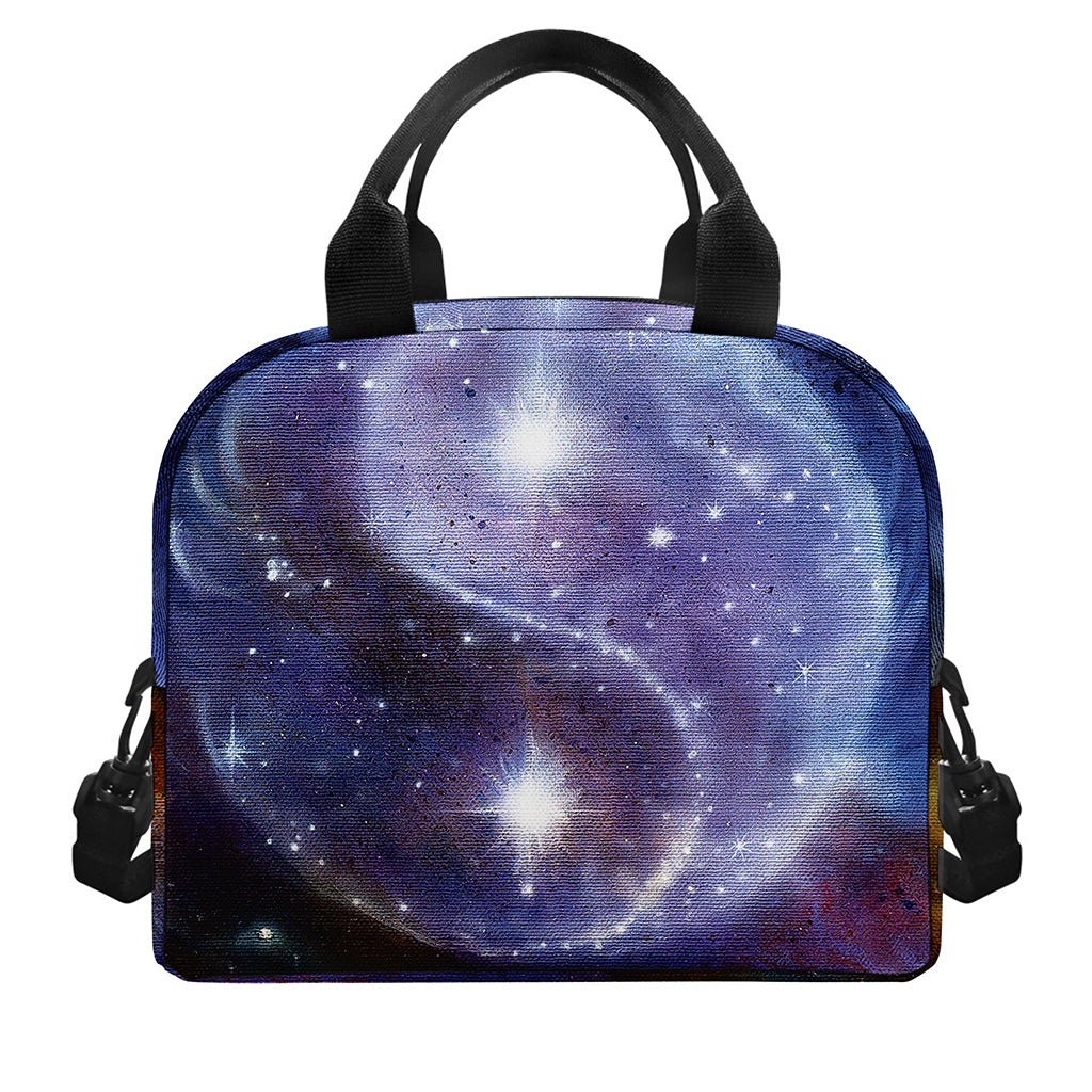 Woman Space Yin Yang Painting Print Insulated Lunch Bag
