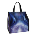 Woman Space Yin Yang Painting Print Insulated Lunch Tote