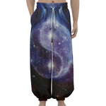 Woman Space Yin Yang Painting Print Lantern Pants