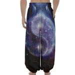 Woman Space Yin Yang Painting Print Lantern Pants