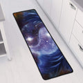 Woman Space Yin Yang Painting Print Long Kitchen Mat