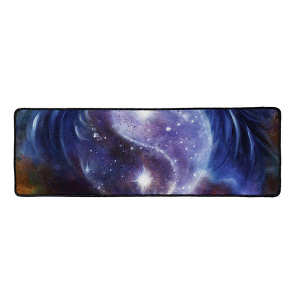 Woman Space Yin Yang Painting Print Long Kitchen Mat