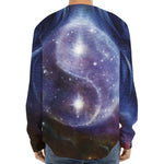 Woman Space Yin Yang Painting Print Long Sleeve Baseball Jersey