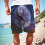 Woman Space Yin Yang Painting Print Men's Cargo Shorts