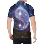 Woman Space Yin Yang Painting Print Men's Shirt