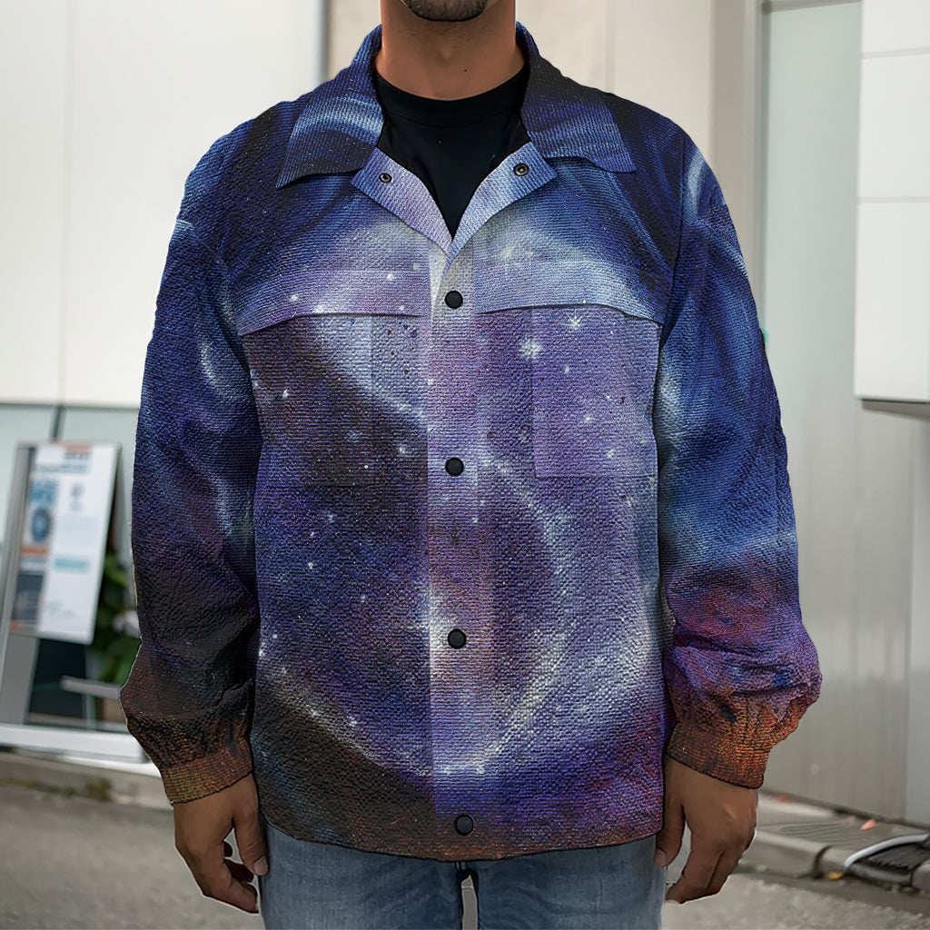 Woman Space Yin Yang Painting Print Men's Shirt Jacket