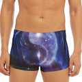 Woman Space Yin Yang Painting Print Men's Short Boxer Briefs