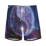 Woman Space Yin Yang Painting Print Men's Sports Shorts