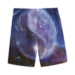 Woman Space Yin Yang Painting Print Men's Sports Shorts