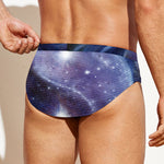 Woman Space Yin Yang Painting Print Men's Swim Briefs