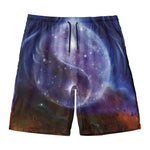 Woman Space Yin Yang Painting Print Men's Swim Trunks